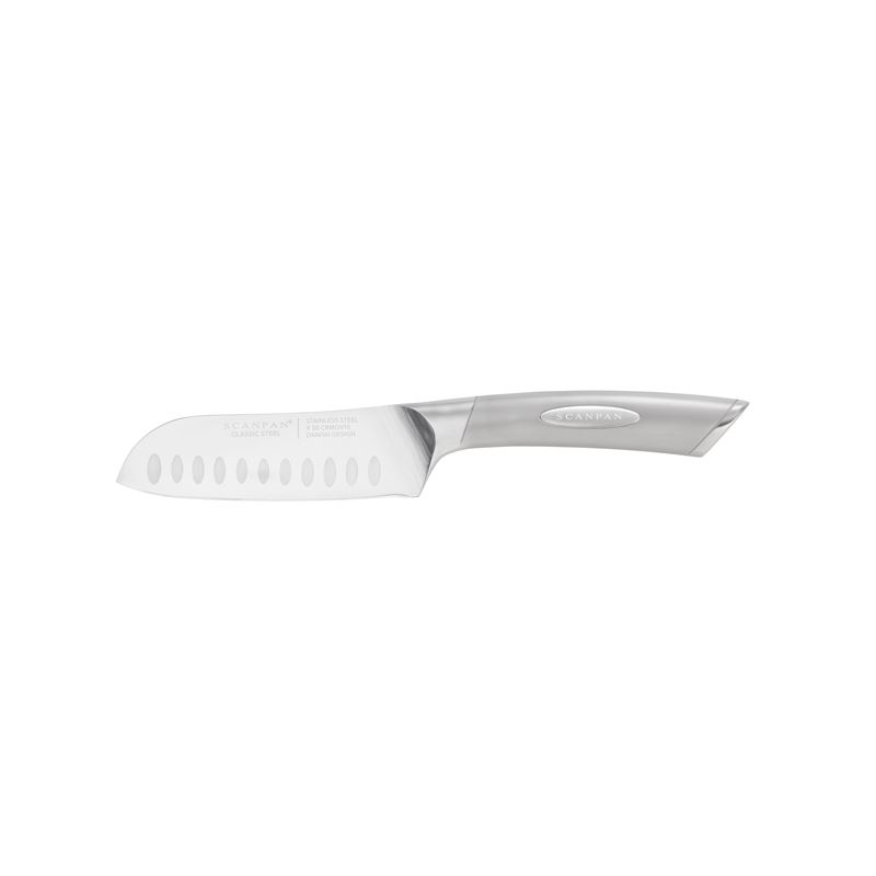 Scanpan – Classic Steel Santoku with Granton Edge 12.5cm