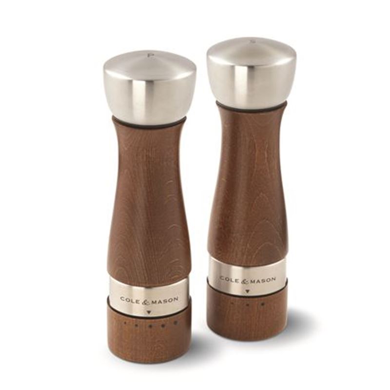 Cole & Mason – Oldbury 19cm Salt and Pepper Mill Grinder Set