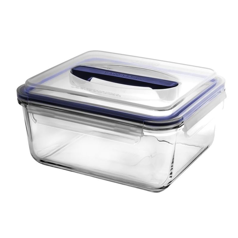 Glasslock – Handy Rectangular Tempered Glass Food Container 3.7Ltr