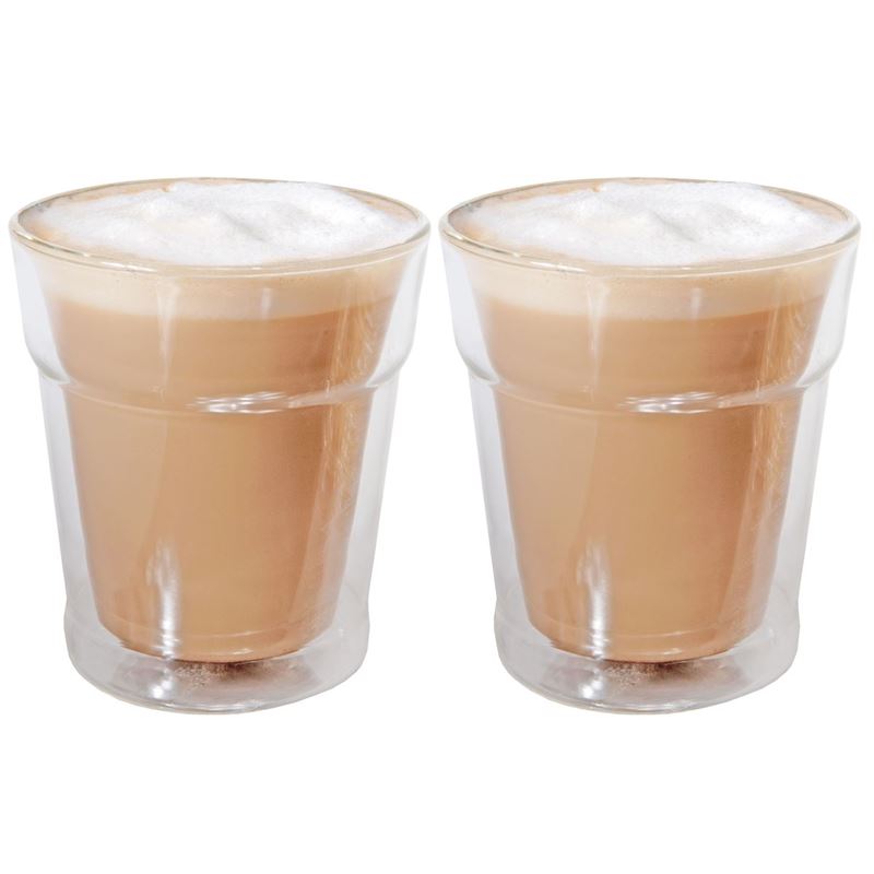 Zuhause – Okki Set of 2 Double Wall Thermo Latte Glasses 280ml