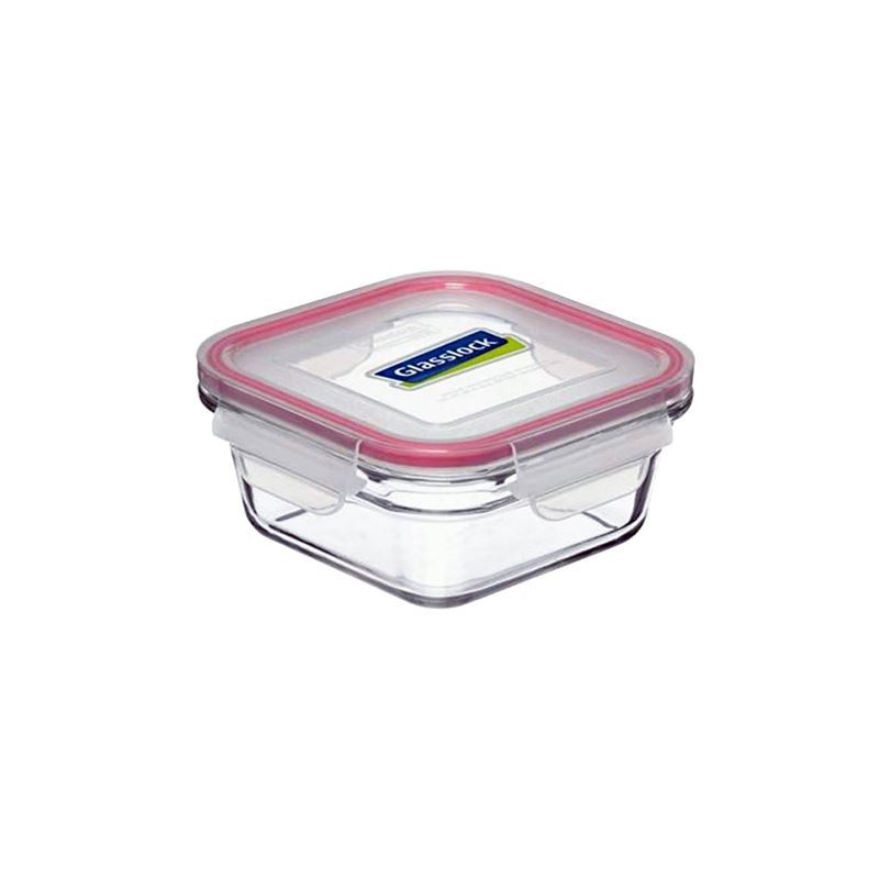 Glasslock – Tempered Glass OVEN SAFE Square Container 1.65Ltr