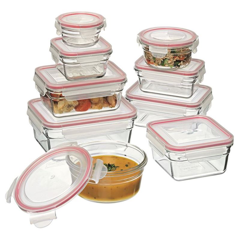Glasslock – Tempered Glass OVEN SAFE 9pc Set