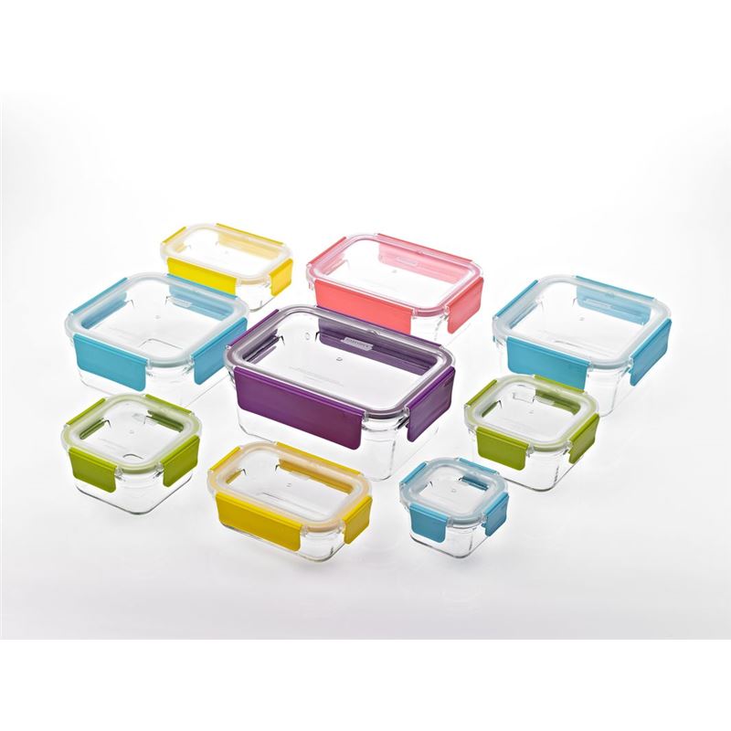Glasslock – Premium Tempered Glass Oven Safe 9 Piece Set