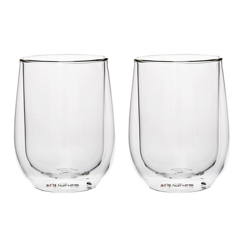 Zuhause – Uber Set of 2 Double Wall Thermo Latte Glasses 280ml