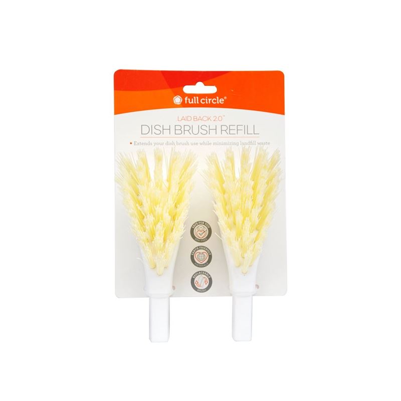 Full Circle – Laid Back REPLACEMENT HEAD Dish Brush 2.0 White
