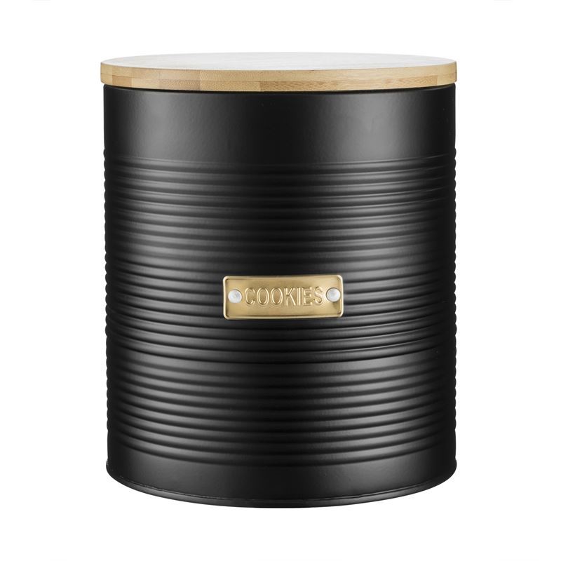 Typhoon – Otto Black Living Cookie Storage Jar 2.6Ltr 19x16cm