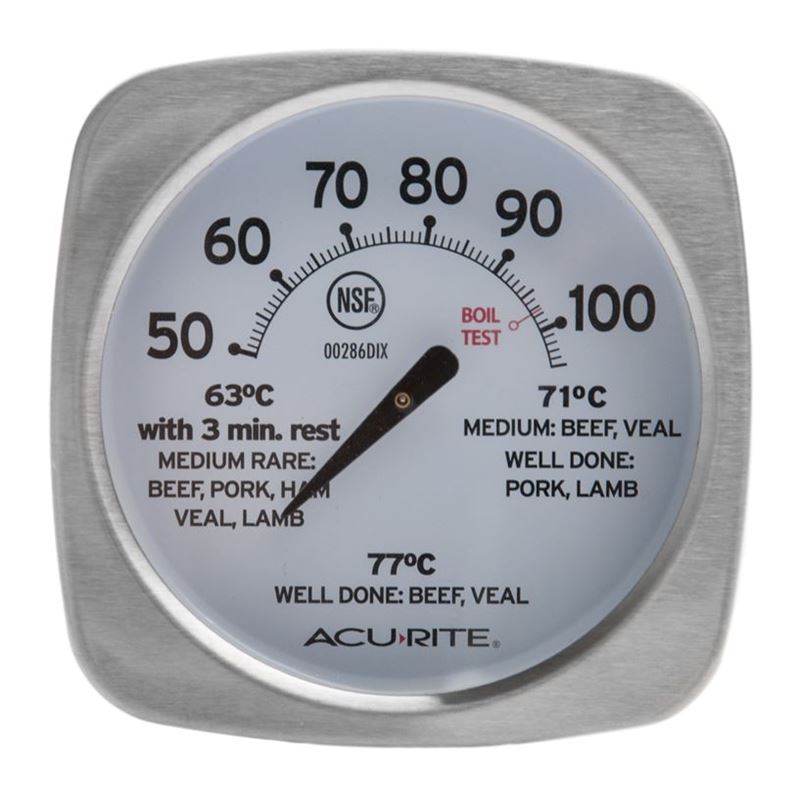 ‘Acu-Rite’ – Stainless Steel Dial Meat Thermometer