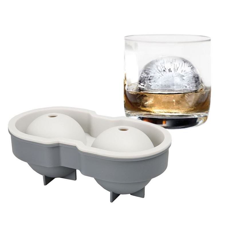 samsam – Sphere Jumbo Ice Ball Mould – 2 Balls Grey