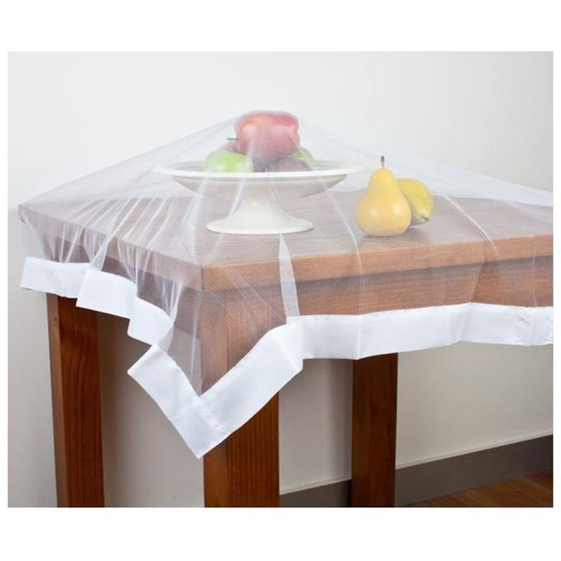 Appetito No Fly Zone – Throw Over Food Cover White 96x96cm