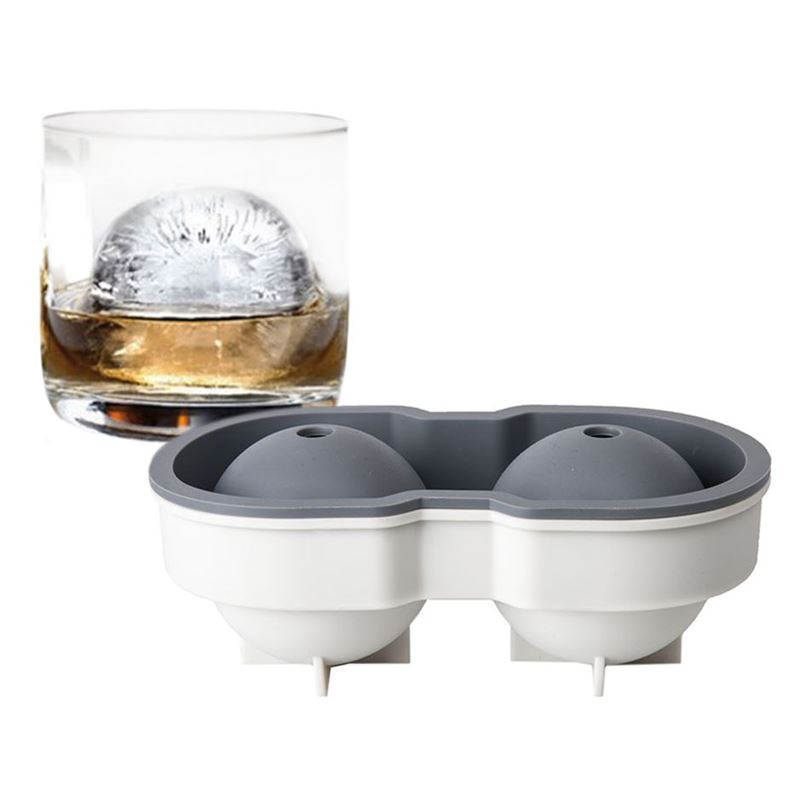 samsam – Sphere Jumbo Ice Ball Mould – 2 Balls Charcoal