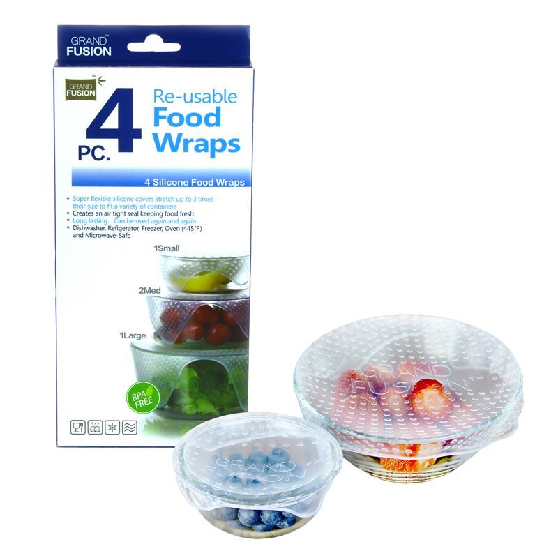 Grand Fusion – Silcone Food Wrap Set of 4