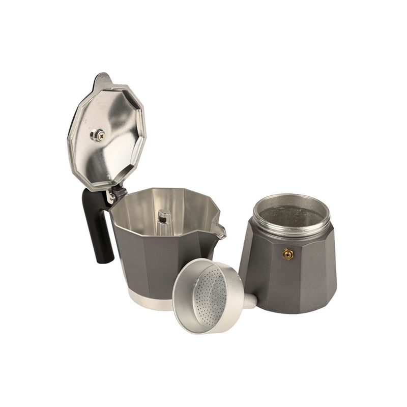 Zuhause – Arno Espresso Coffee Percolator 6 Cup Platinum Ebony